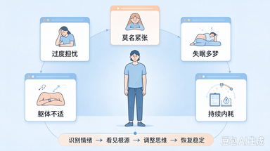 长期焦虑、莫名心慌如何专业疏导